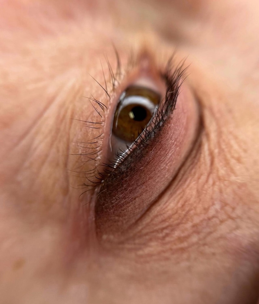 Lash enhancement tattoo